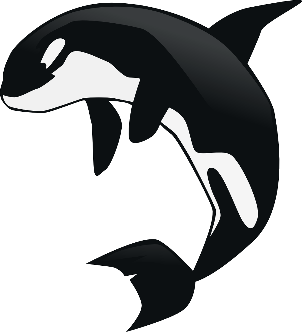 orca clipart tribal