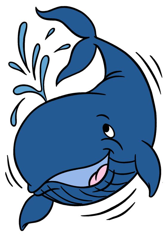 clipart whale breathing