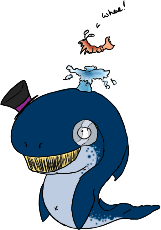 clipart whale comic
