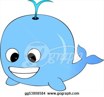 clipart whale face