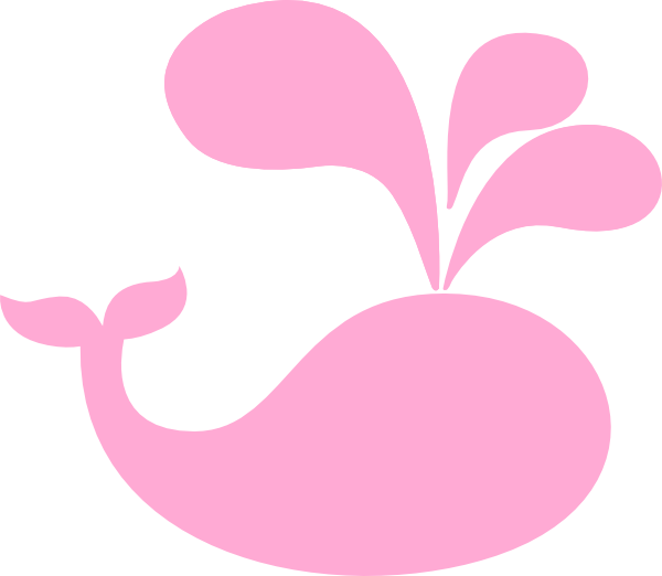 narwhal clipart pink
