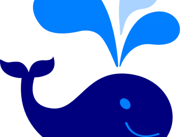 clipart whale mom baby