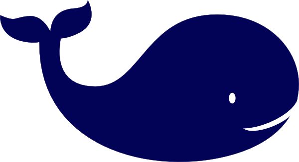 clipart whale shape