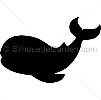 clipart whale silhouette