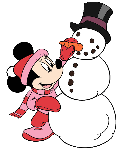 Disney season clip art. Winter clipart mickey