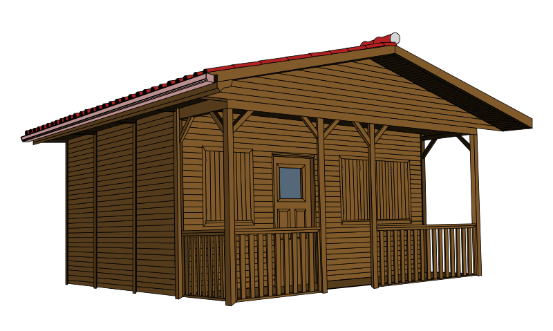 Hut clipart kubo. Log cabin group cliparts