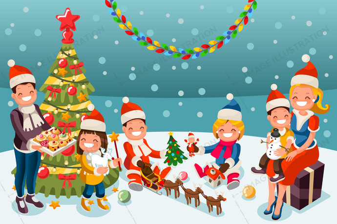 clipart winter christmas