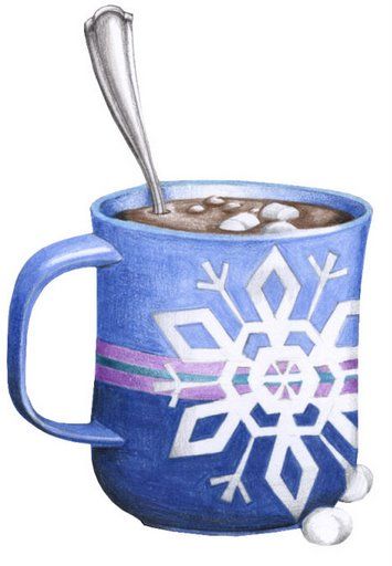 Tea clipart winter. Hot chocolate clip art