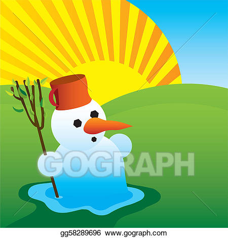 Vector art of drawing. Winter clipart end
