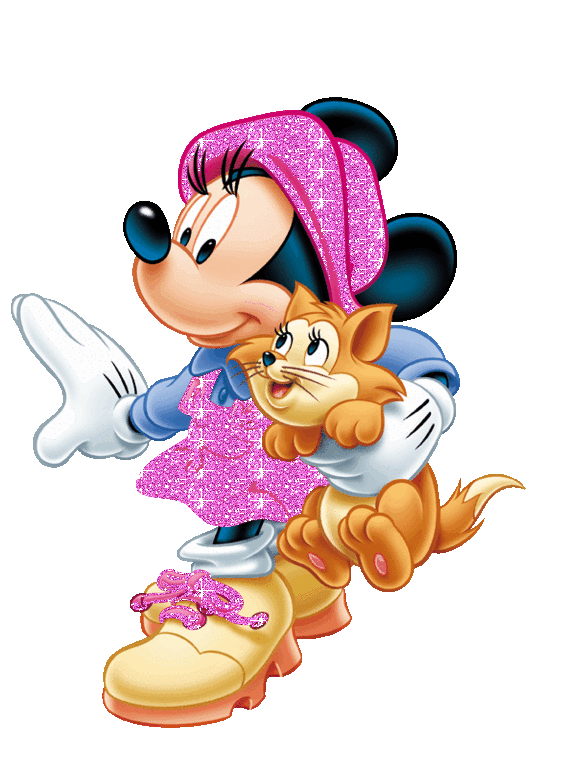 clipart winter minnie mouse