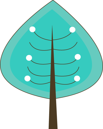 clipart winter teal