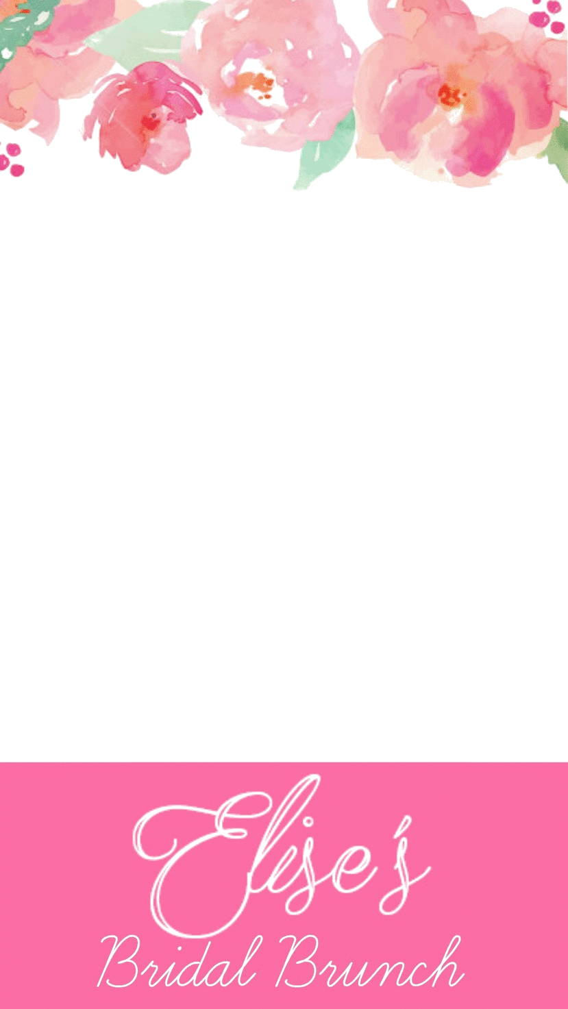 Bridal snapchat geofilter geofilters. Clipart woman brunch