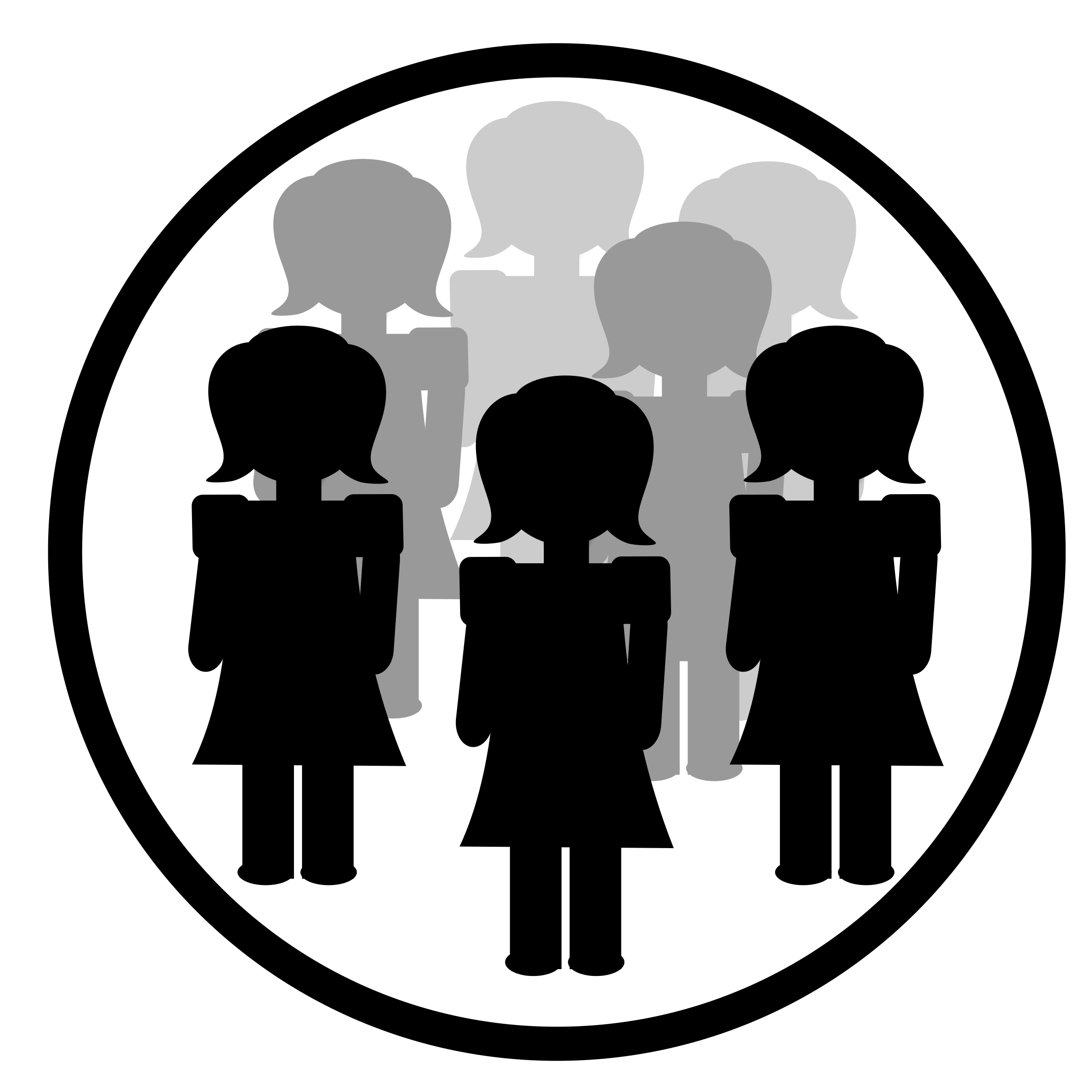 meeting clipart silhouette