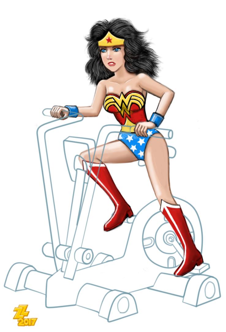 clipart woman gym