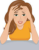 stress clipart head pain