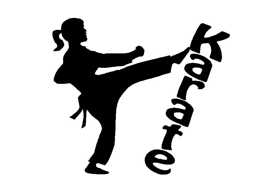 karate clipart logo