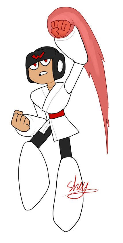 Last robot master by. Clipart woman karate