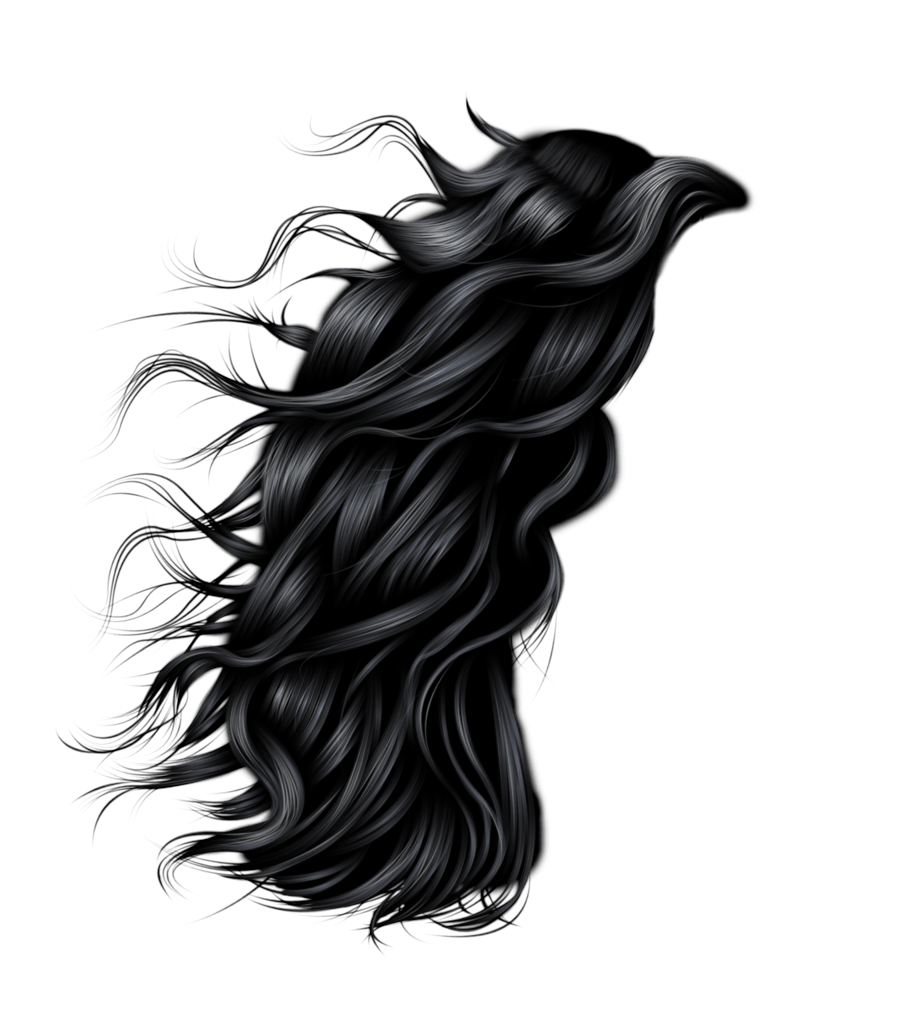 clipart woman long hair