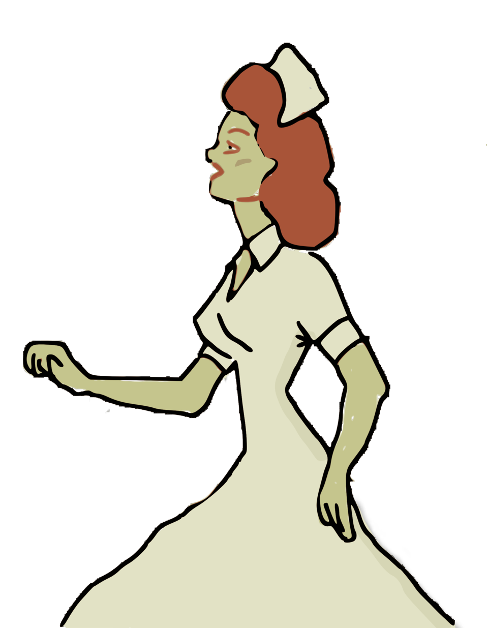 clipart woman nurse