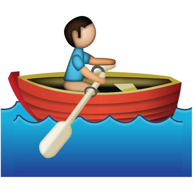 clipart woman rowing