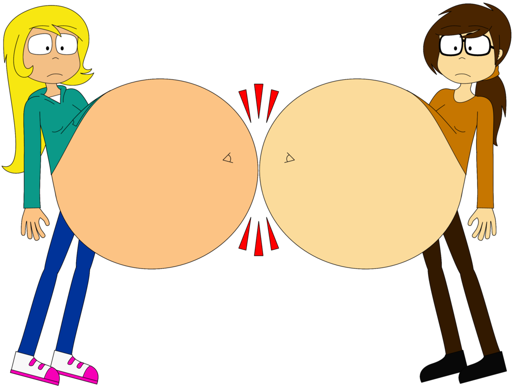 Clipart woman stomach ache. Gwen and daisy know