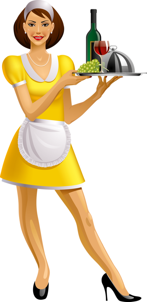 Png images free download. Waitress clipart male waiter