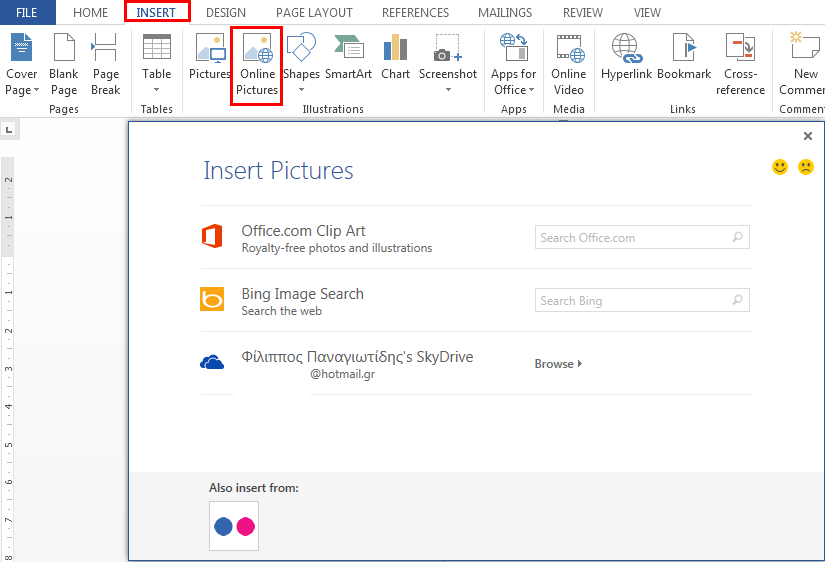 clipart word 2013 microsoft office