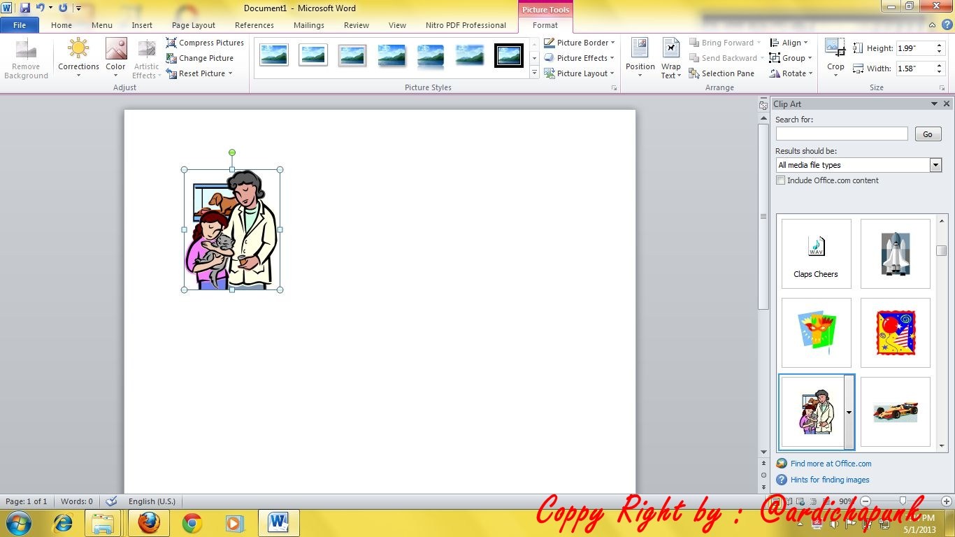 clipart word 2013 microsoft word