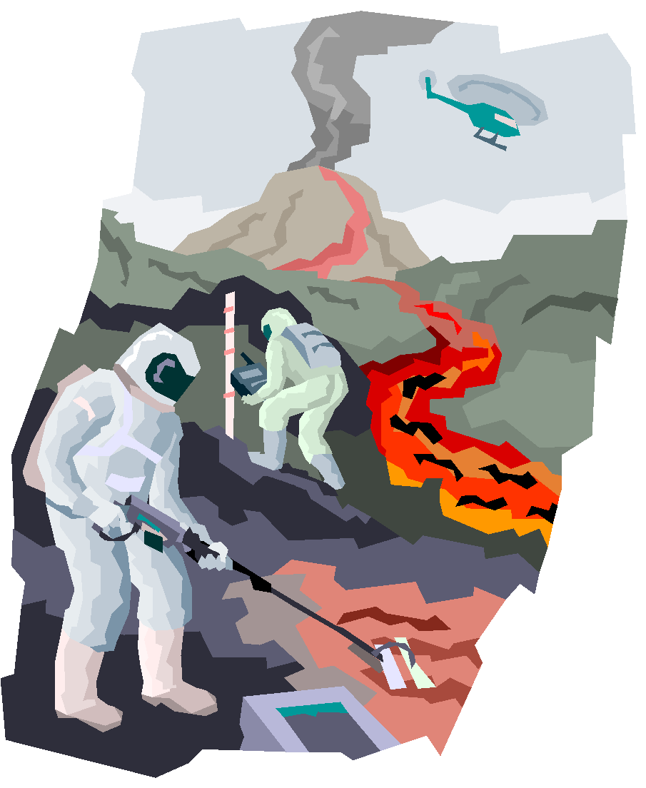 geography clipart volcanologist