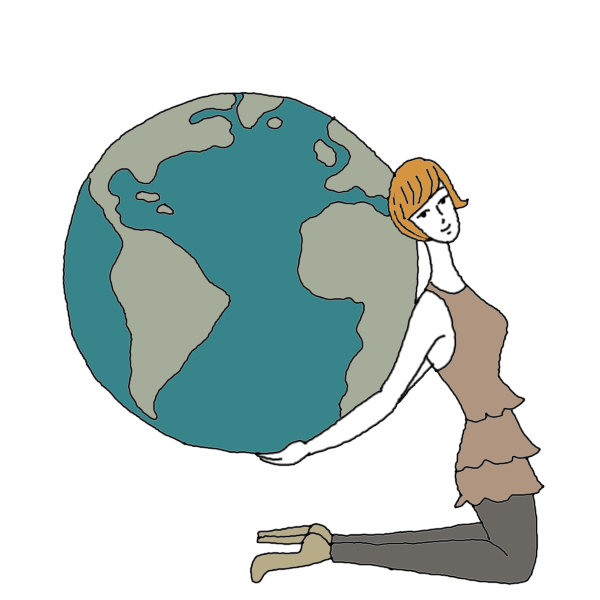 Earth and earthquake dream. Dictionary clipart look back