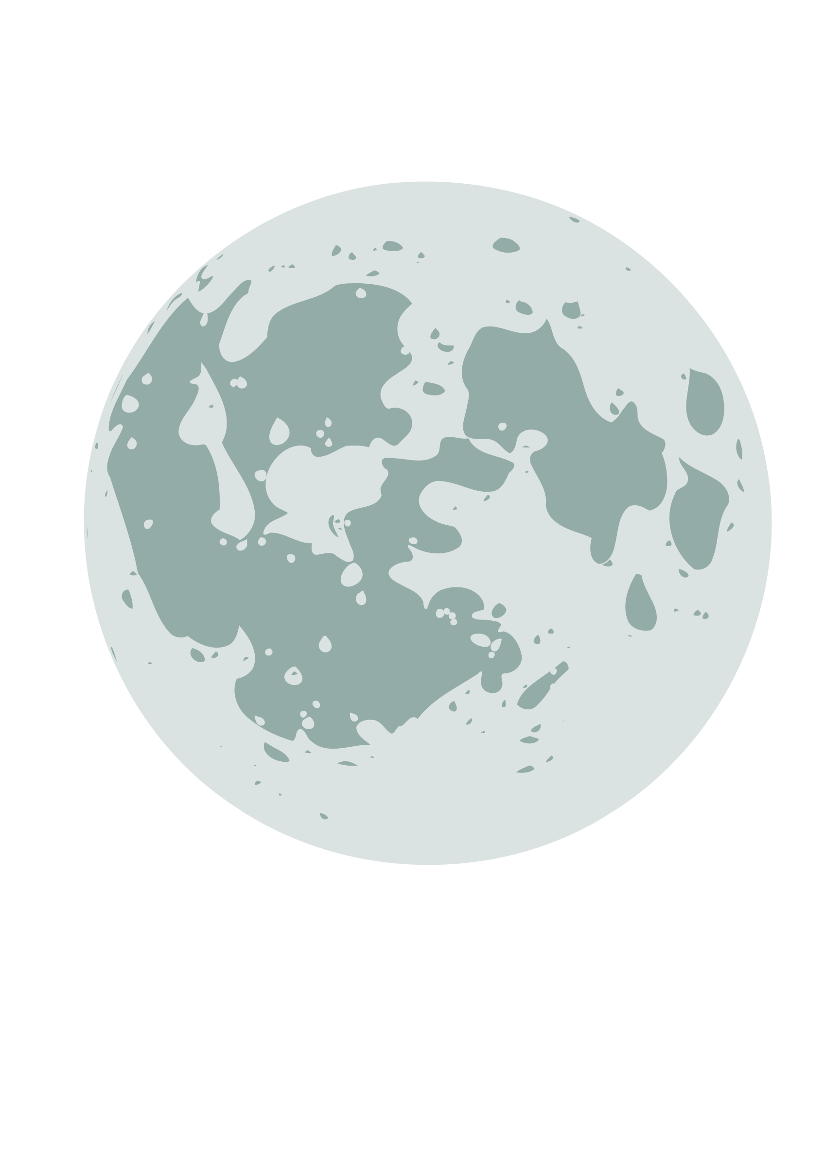 earth clipart moon