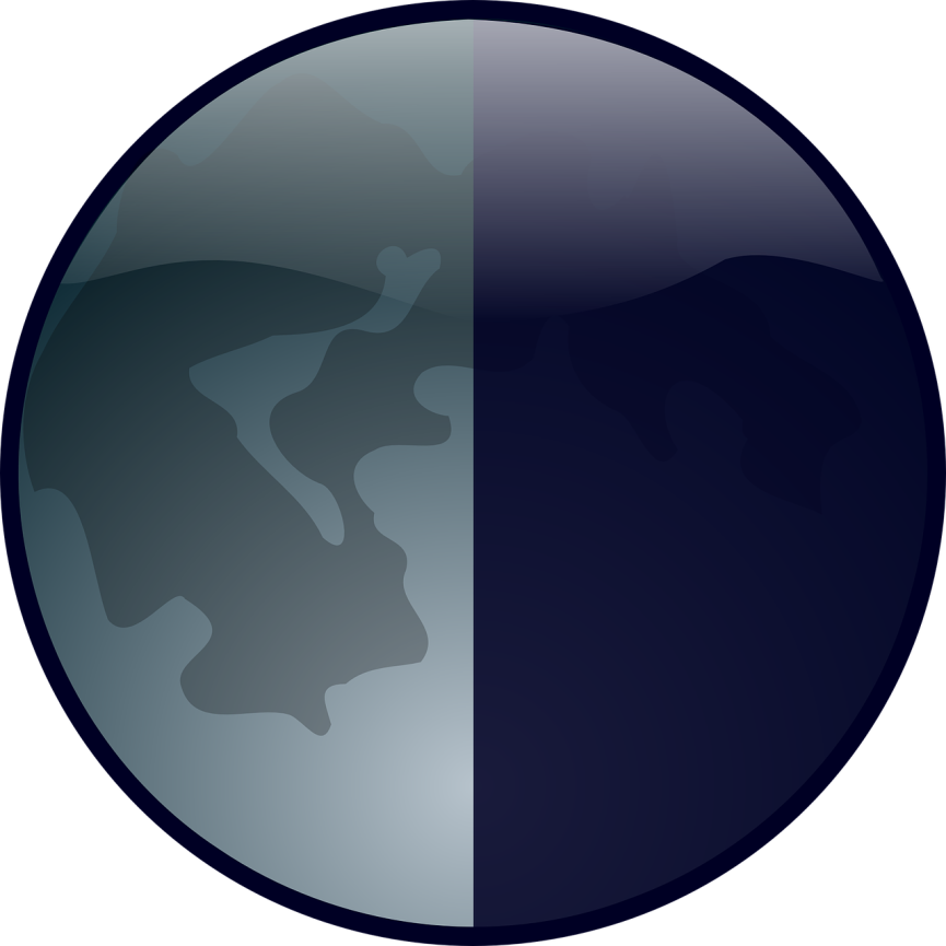 clipart world earth moon
