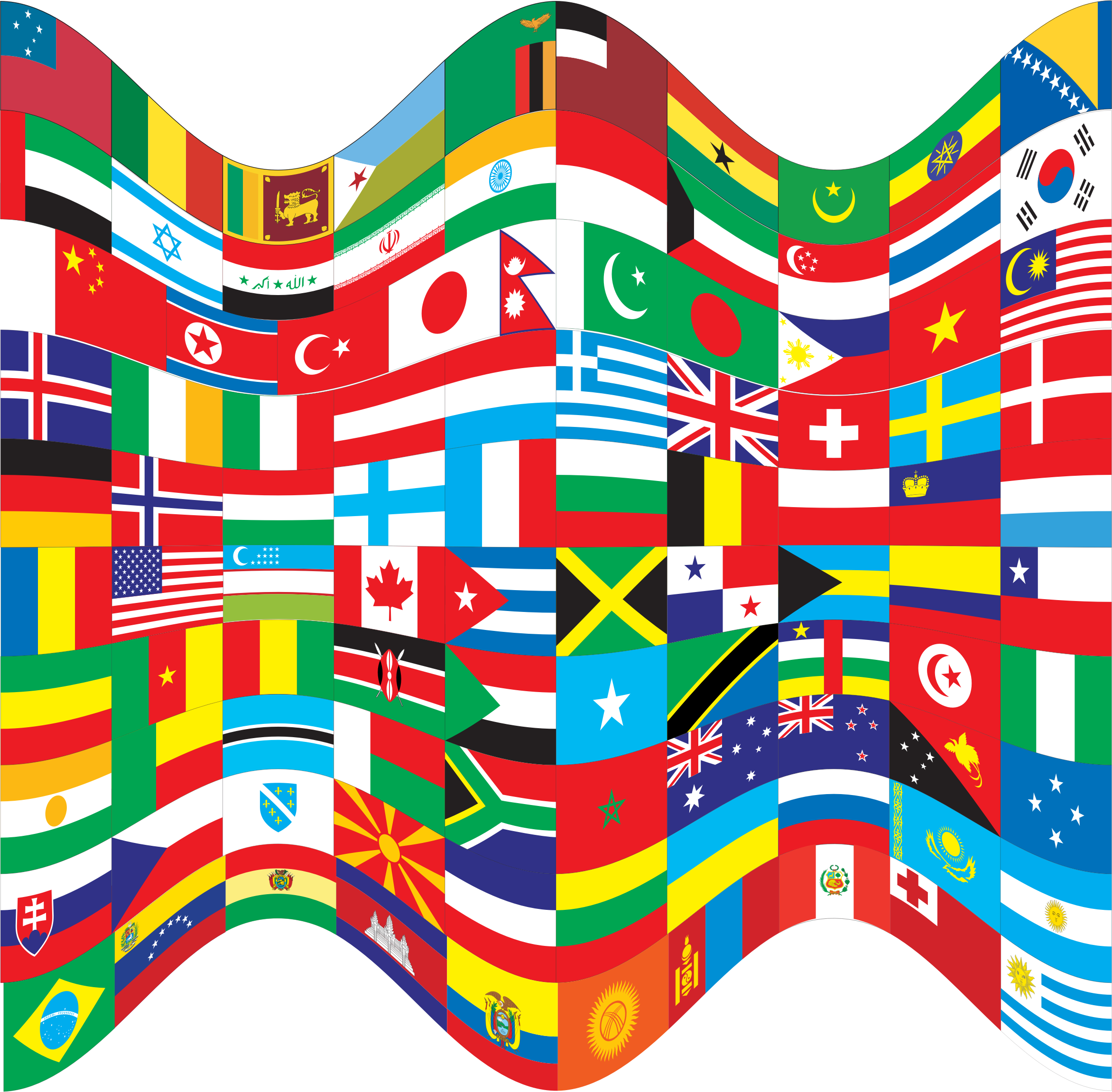 Clipart World Flags Clipart World Flags Transparent FREE For Download