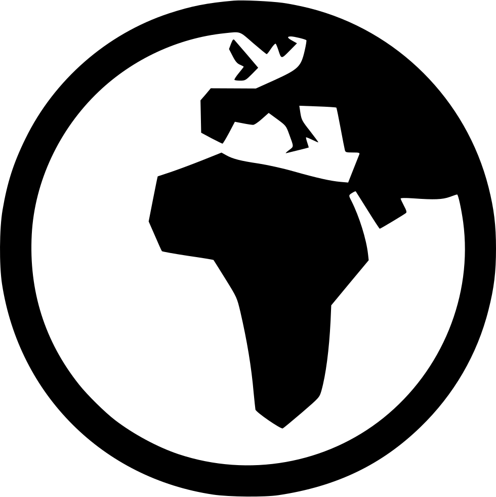 clipart world globe africa