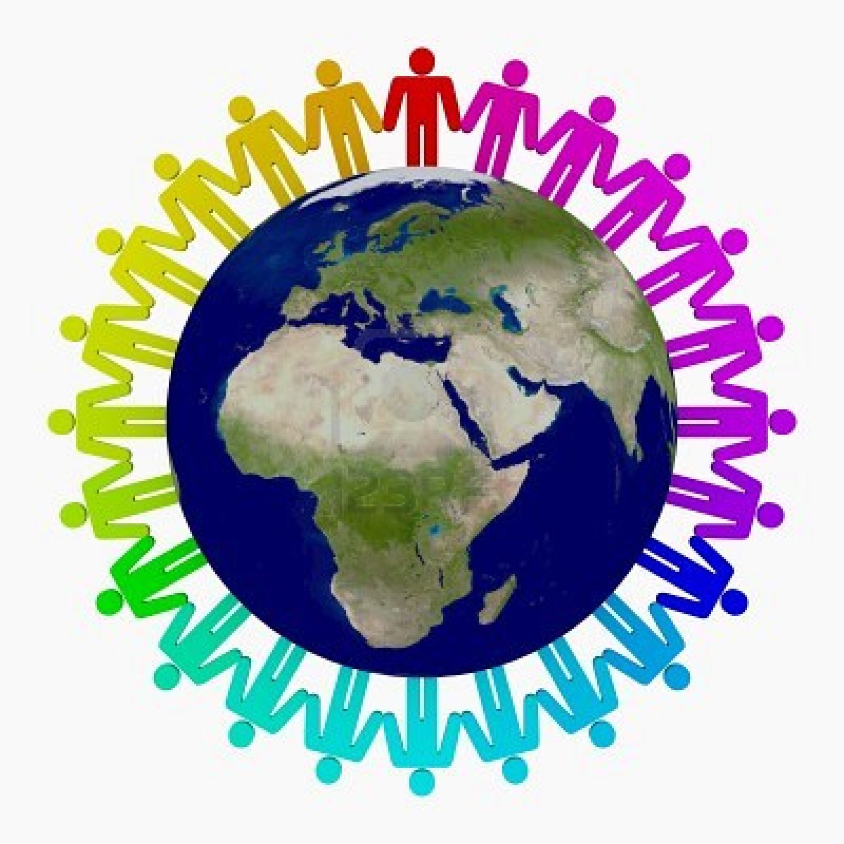 Clipart world holding hand around world. Images for circle of