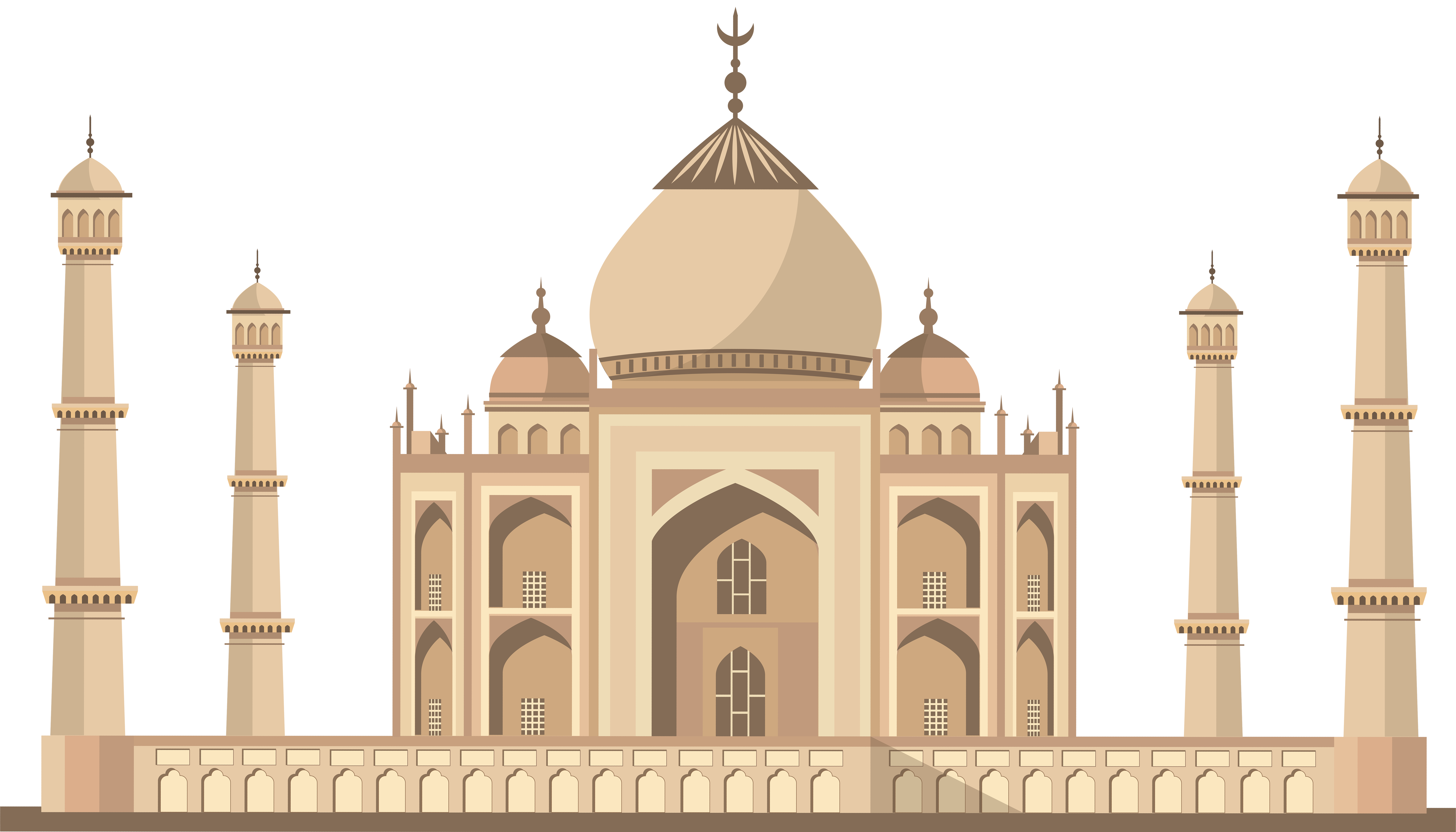 Taj mahal india png. Mosque clipart file