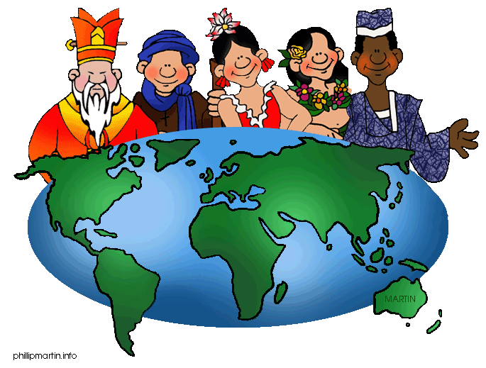 clipart world person places