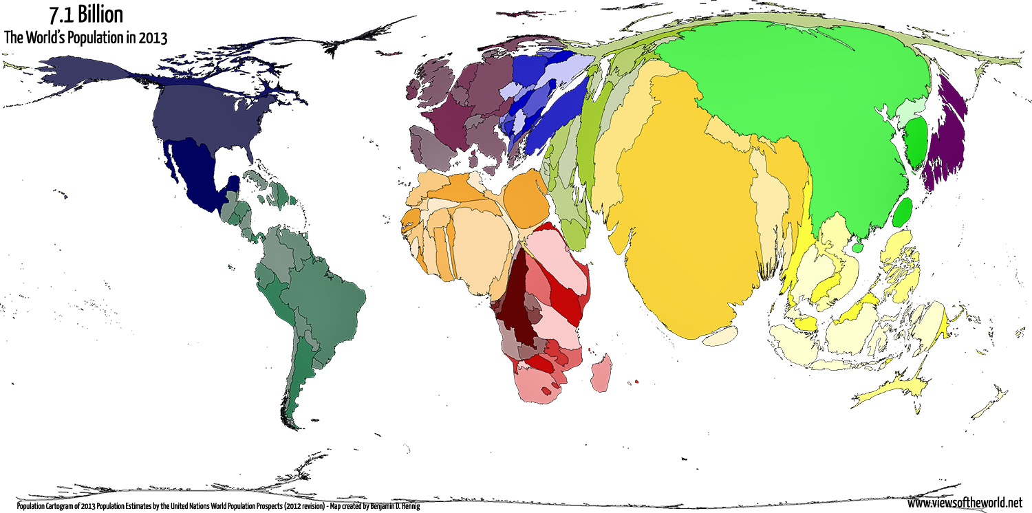 Map of density new. Clipart world world population