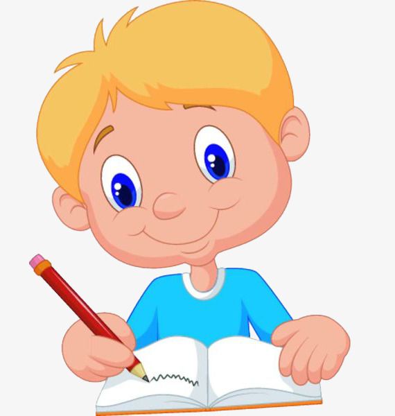 Writer clipart editor in chief. A writing boy education