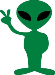  best aliens images. Peace clipart alien