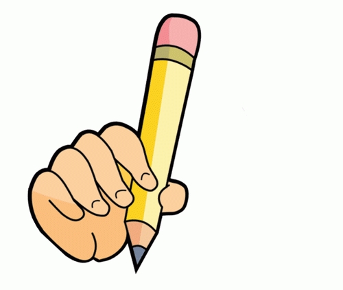 Ba animated for gif. Writer clipart interactive writing