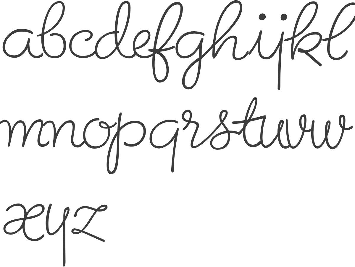 clipart writing cursive handwriting