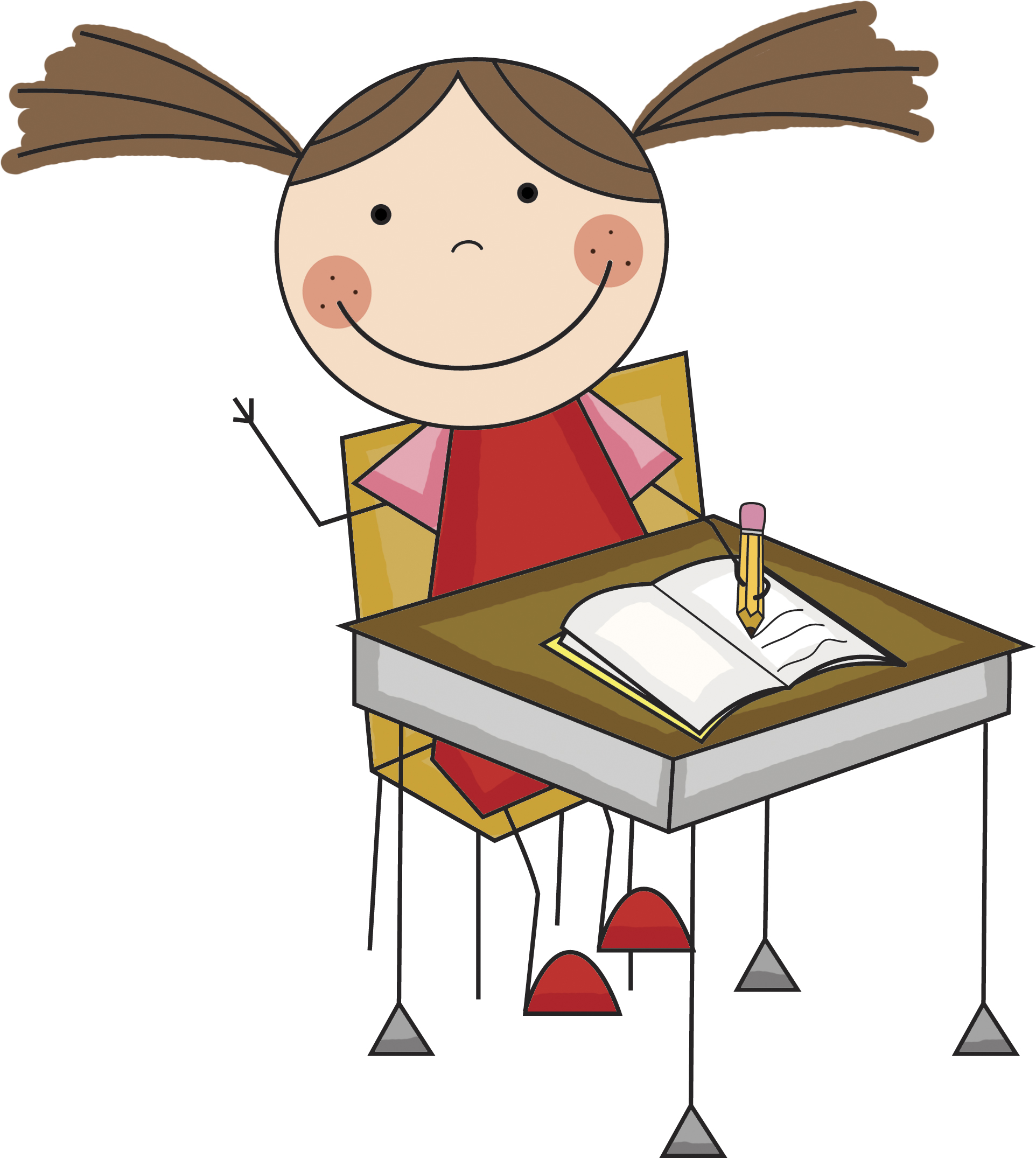 clipart writing dictation