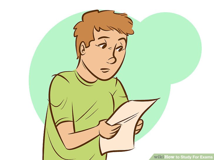 How to study for. Clipart writing easy exam