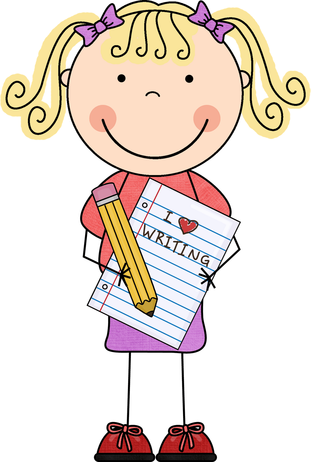 Creative clipart written communication. Ep red independent writing