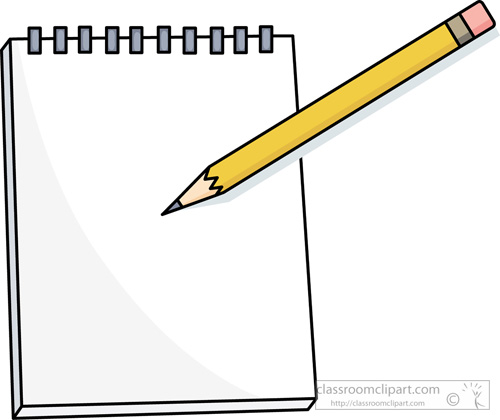notepad clipart contact