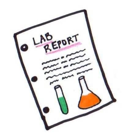 lab clipart lab report