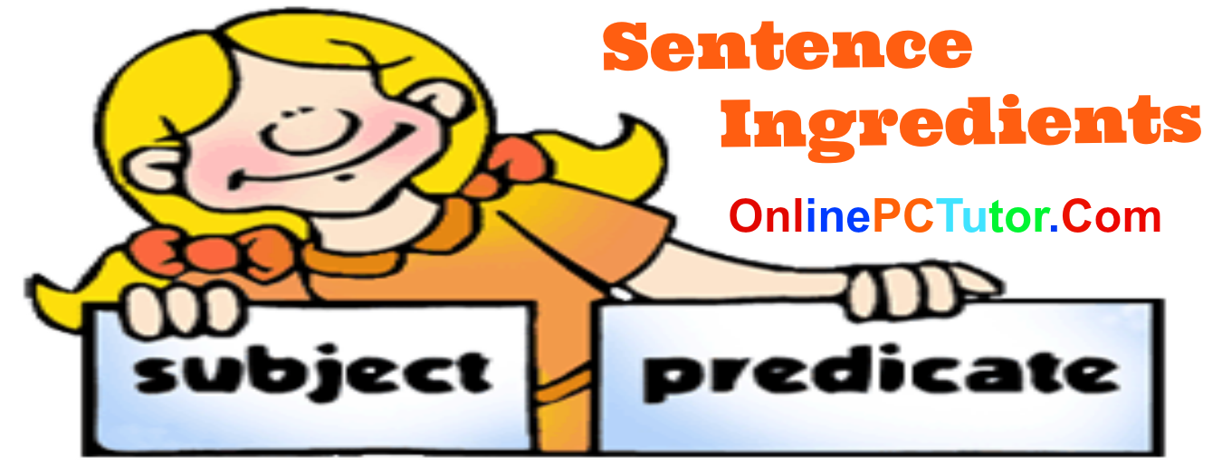 clipart writing sentence