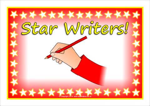 Priory school on twitter. Clipart writing star writer