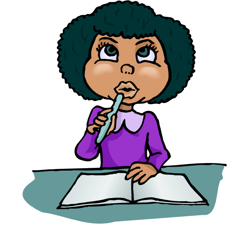 clipart writing student reflection